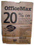 Office Max Newspaper Bag